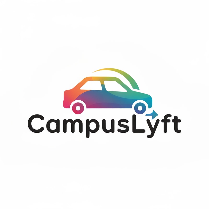 Deaign a wonderful logo for the app 'CampusLyft' it is a camus ride sharing app. The logo should be very impressive