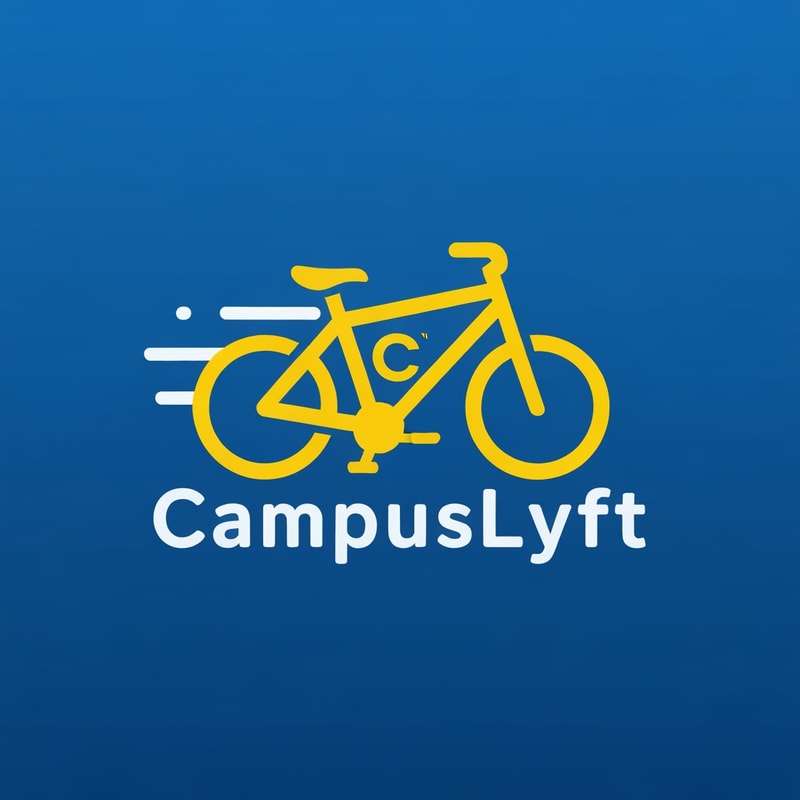 Deaign a wonderful logo for the app 'CampusLyft' it is a camus ride sharing app