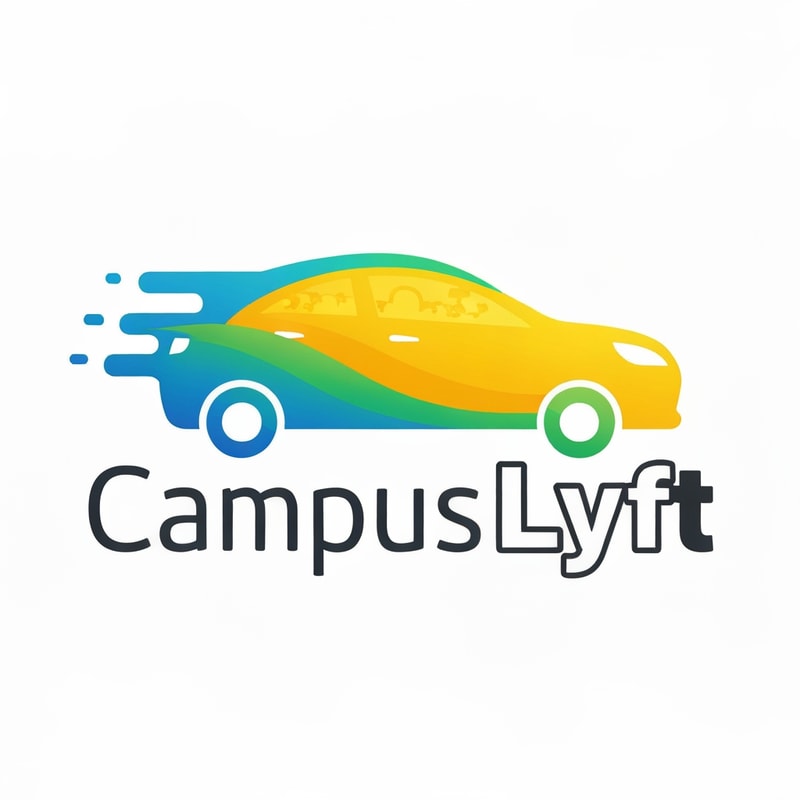 Deaign a wonderful logo for the app 'CampusLyft' it is a camus ride sharing app. The logo should be very impressive