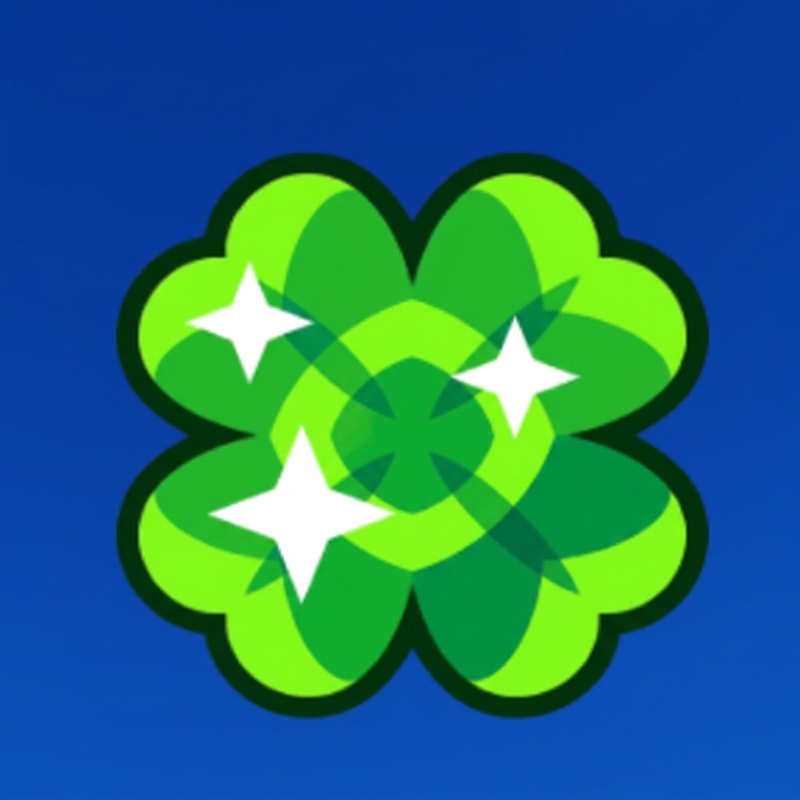 change this clover color to green do not alter anything else do not change shape or size/ do a simple color swap.