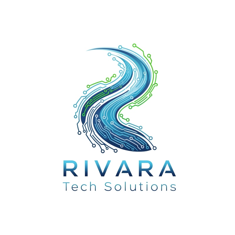 create a logo design for RIVARA Tech Solutions