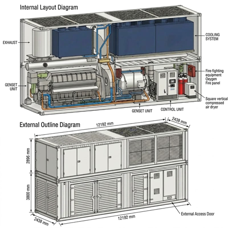 Remove the mesh structure on the far left of the upper container, and also remove the mesh structure on the first panel on the front of the next upper container.