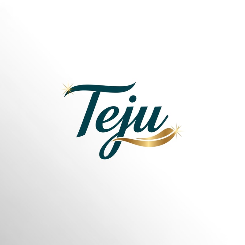 creat a my name with brand name teju