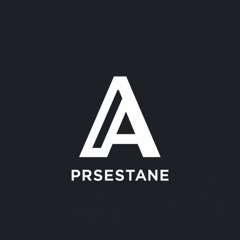 Professional logo design. letter A 