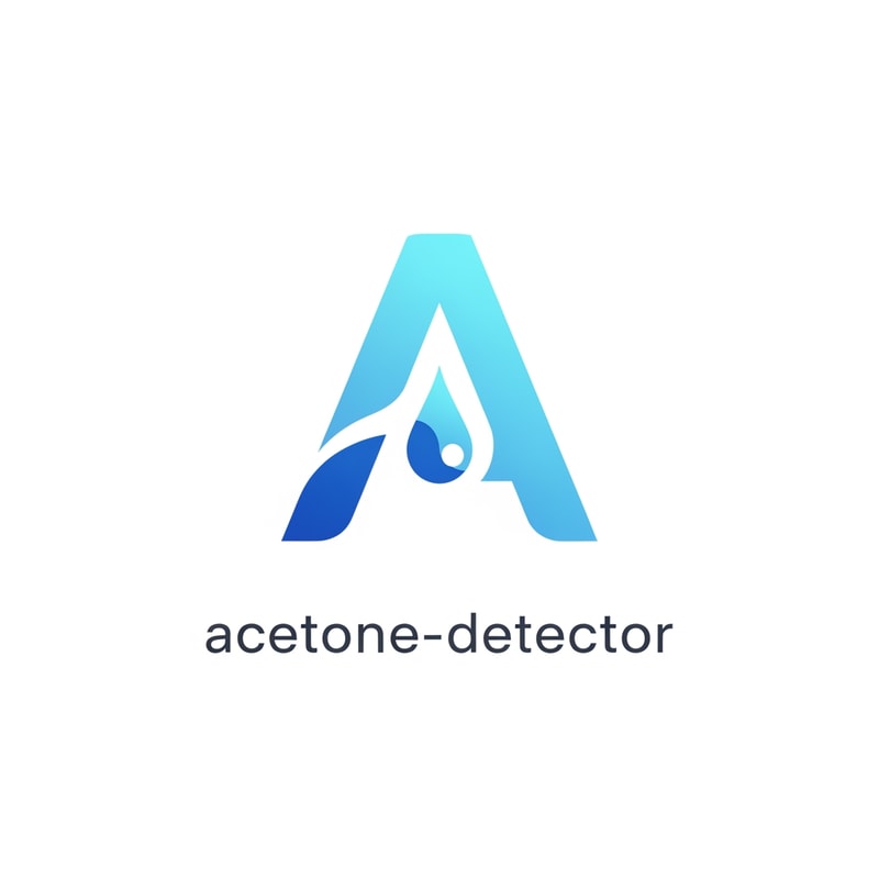 a logo for my application called "acetone-detector" i want single letter or two max letter
