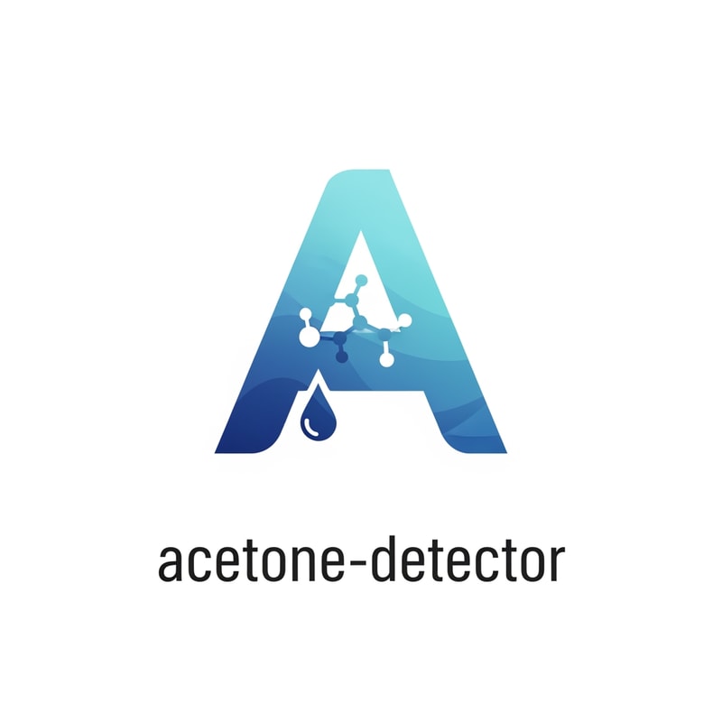 a logo for my application called "acetone-detector" i want single letter or two max letter