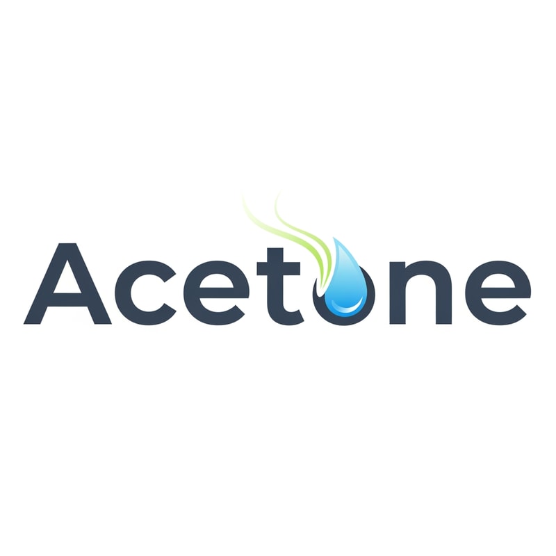 a logo for my application called "acetone-detector" i want single workd logo for my android applicatioin