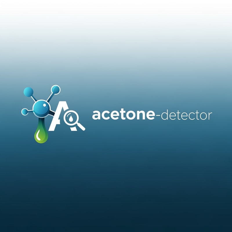 a logo for my application called "acetone-detector"