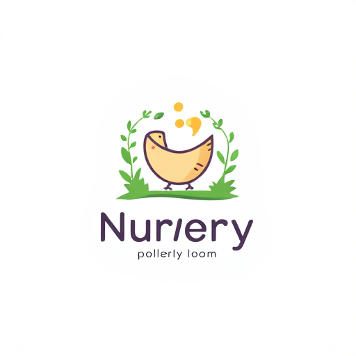 Professional logo design. Nursery