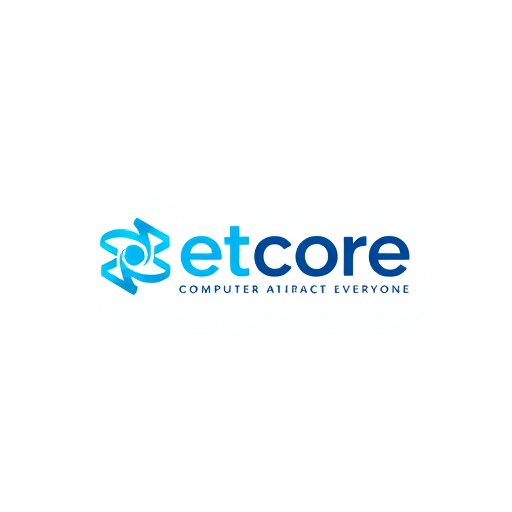Professional logo design. best and unique computer logo name is netcore computer attract everyone and detailed logo 