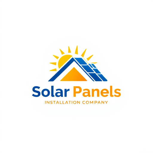 Professional logo design. Solar Panels installation company 